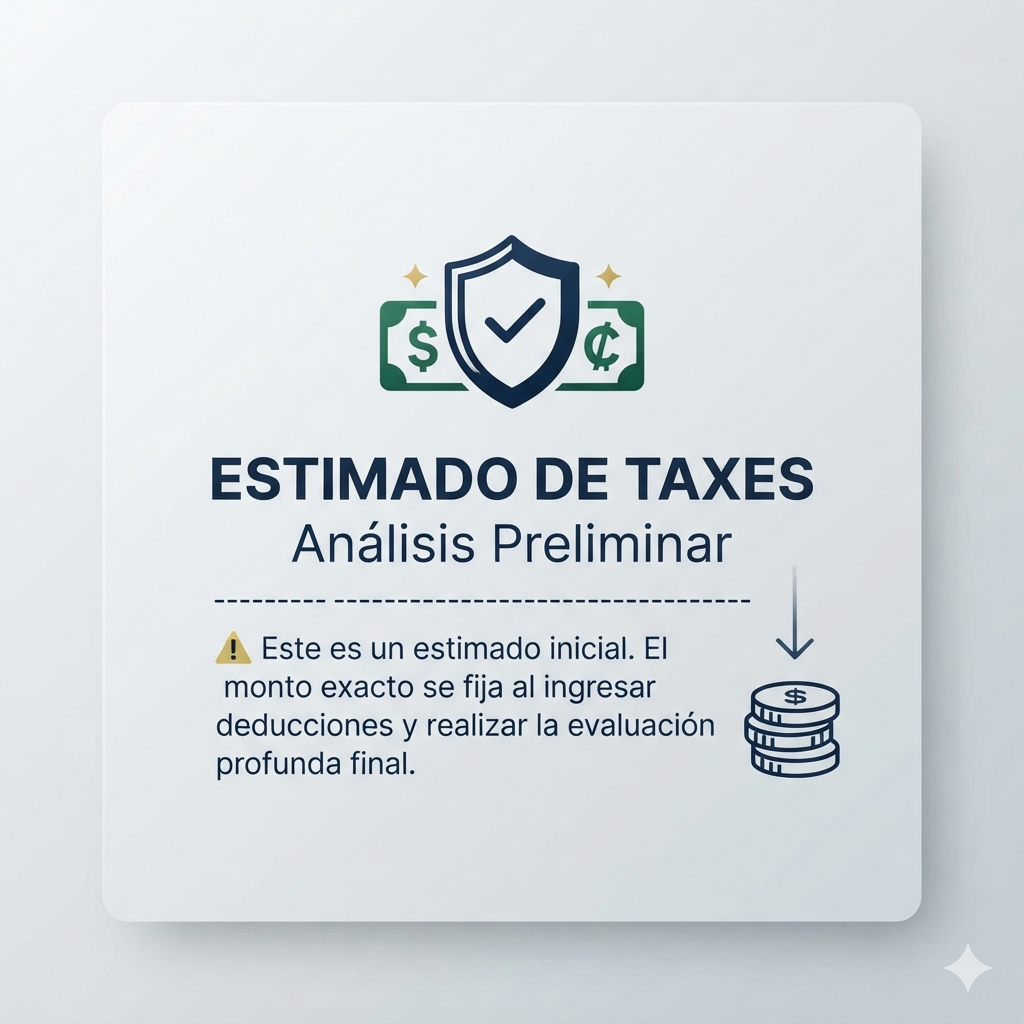 Estimado de taxes